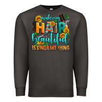 Smoke making hair beautiful is kinda my thing Premium Sweatshirt - AdoDesignShop