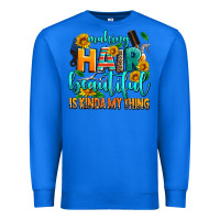 True Royal making hair beautiful is kinda my thing Premium Sweatshirt - AdoDesignShop