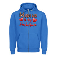 True Royal mama is my valentine Zipper Hoodie - RanaPortraitStore