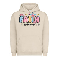 Pigment French Oak faith ephesians 2 8 Urban Hoodie - MaliasSmallBusiness