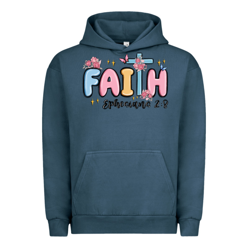 Faith Ephesians 2 8 Urban Hoodie by MaliasSmallBusiness | Teevron