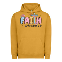 Pigment Peanut Butter faith ephesians 2 8 Urban Hoodie - MaliasSmallBusiness