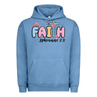 Pigment Pebble Blue faith ephesians 2 8 Urban Hoodie - MaliasSmallBusiness