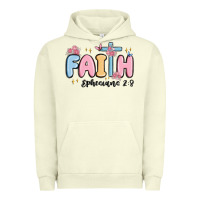 Pigment Pistachio faith ephesians 2 8 Urban Hoodie - MaliasSmallBusiness