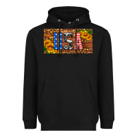 Black usa sunflowers license plate Heavyweight Hoodie - HRA Design Shop