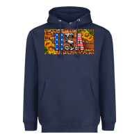 Navy usa sunflowers license plate Heavyweight Hoodie - HRA Design Shop