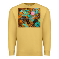 Antique Gold hair tech Premium Sweatshirt - AdoDesignShop