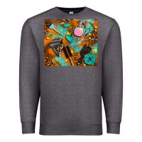 Charcoal Heather hair tech Premium Sweatshirt - AdoDesignShop