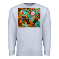 Heather Grey hair tech Premium Sweatshirt - AdoDesignShop
