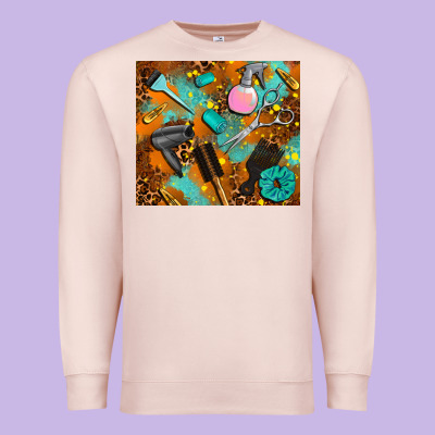 Hair Tech Premium Sweatshirt Designed By Adodesignshop