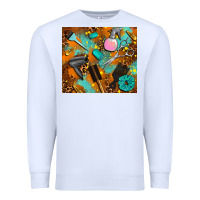 White hair tech Premium Sweatshirt - AdoDesignShop