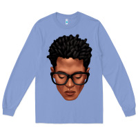 Colony Blue black man portrait Long Sleeve Tee - texasbilliewilder