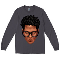 Smoke black man portrait Long Sleeve Tee - texasbilliewilder