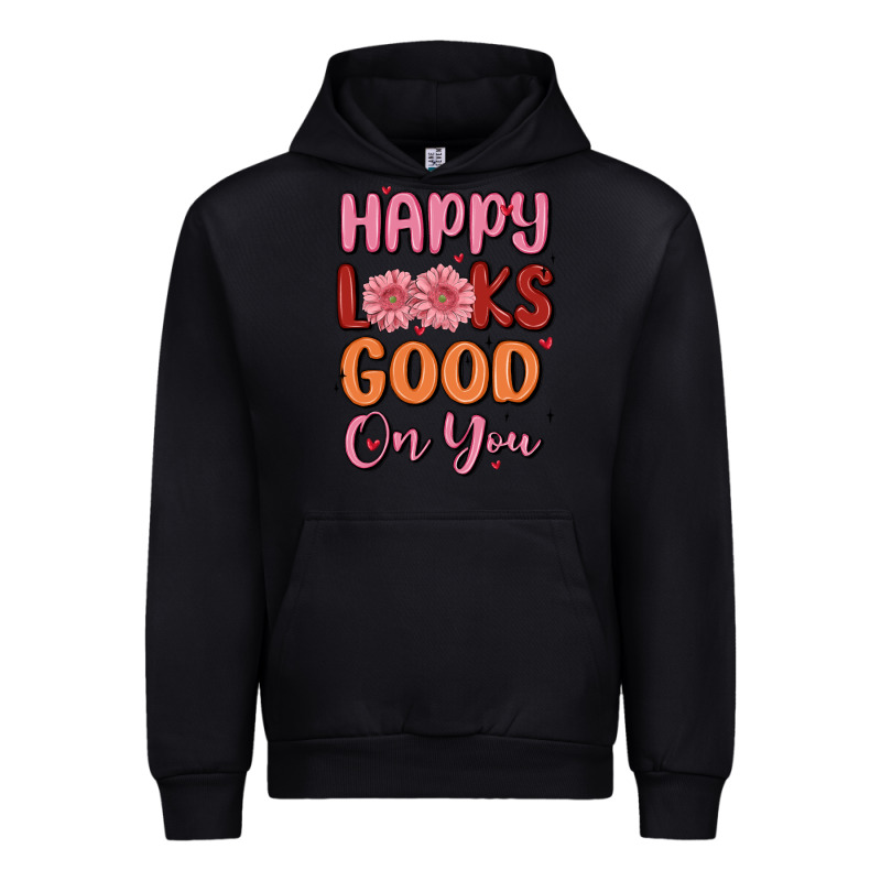Happy Looks Good On You Urban Hoodie by MaliasSmallBusiness | Teevron