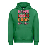Emerald happy looks good on you Urban Hoodie - MaliasSmallBusiness