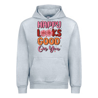 Heather Grey happy looks good on you Urban Hoodie - MaliasSmallBusiness