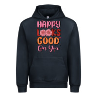 Navy happy looks good on you Urban Hoodie - MaliasSmallBusiness