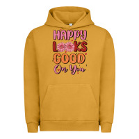 Pigment Peanut Butter happy looks good on you Urban Hoodie - MaliasSmallBusiness