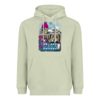 Matcha Winter tis the season skeleton Heavyweight Hoodie - FaDigitalArtStudio