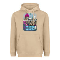 Mushroom Winter tis the season skeleton Heavyweight Hoodie - FaDigitalArtStudio