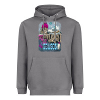 Storm Winter tis the season skeleton Heavyweight Hoodie - FaDigitalArtStudio