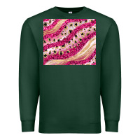 Sports Green pink glitter Premium Sweatshirt - JahusDesignShop