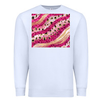 White pink glitter Premium Sweatshirt - JahusDesignShop