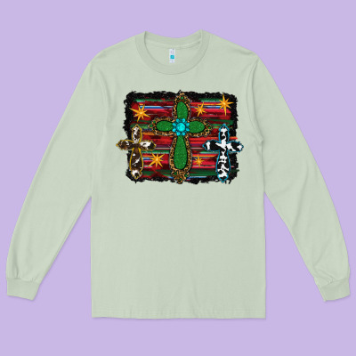 Long Sleeve Tee Western Cross