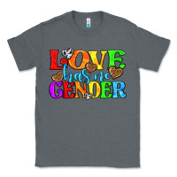 Charcoal Heather love has no gender pride lgbtq Classic Tee - texasbilliewilder