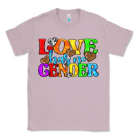 Lilac love has no gender pride lgbtq Classic Tee - texasbilliewilder
