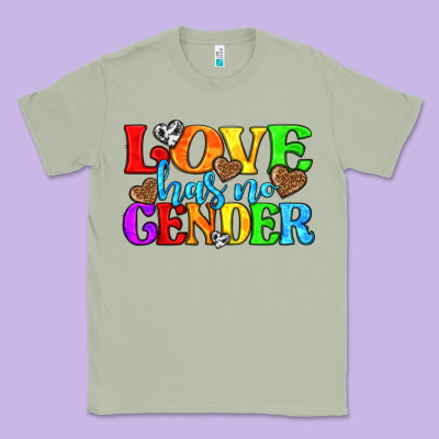 Classic Tee love has no gender pride lgbtq