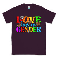 Plum love has no gender pride lgbtq Classic Tee - texasbilliewilder