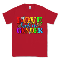 Red love has no gender pride lgbtq Classic Tee - texasbilliewilder