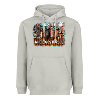 Moon Dust just a girl who loves horses Heavyweight Hoodie - CowhideDigitalArt