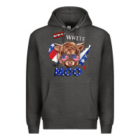 Charcoal Heather Red White And Moo Cow Premium Hoodie - RanaPortraitStore