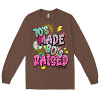 Chestnut 70s made 80s raised Long Sleeve Tee - texasbilliewilder
