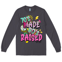 Smoke 70s made 80s raised Long Sleeve Tee - texasbilliewilder