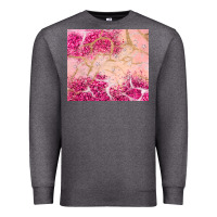 Charcoal Heather pink glitter Premium Sweatshirt - JahusDesignShop