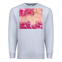 Heather Grey pink glitter Premium Sweatshirt - JahusDesignShop
