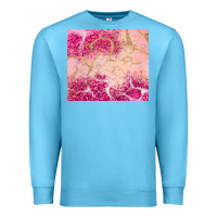Ocean Blue pink glitter Premium Sweatshirt - JahusDesignShop