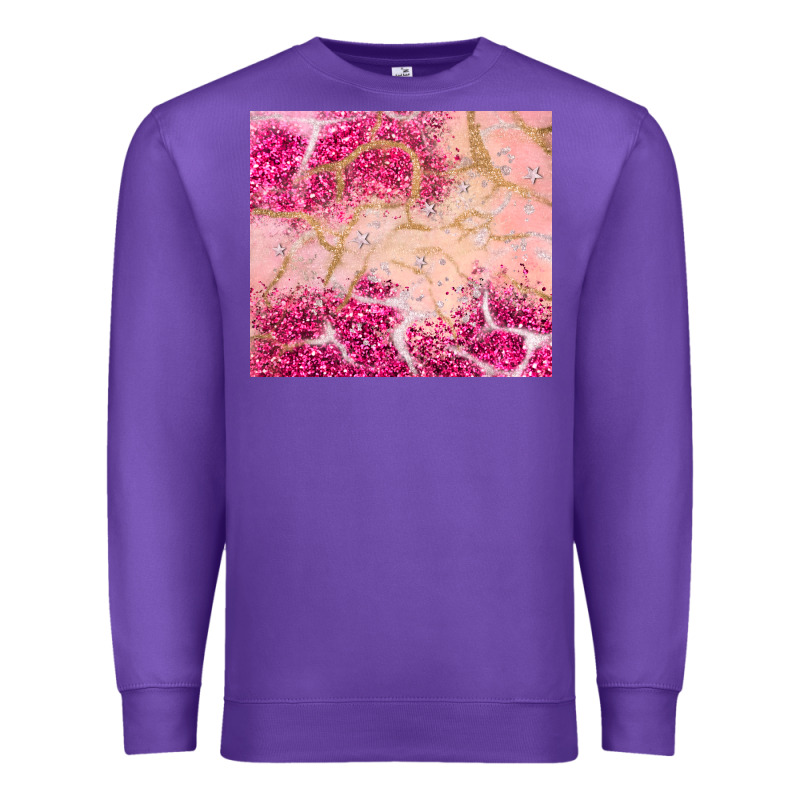 Pink Glitter Premium Sweatshirt by JahusDesignShop | Teevron