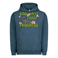 Pigment Midnight Navy mental health uplifting quote Urban Hoodie - MaliasSmallBusiness