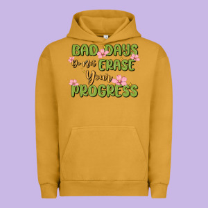 Mental Health Uplifting Quote Urban Hoodie Designed By Maliassmallbusiness