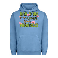 Pigment Pebble Blue mental health uplifting quote Urban Hoodie - MaliasSmallBusiness