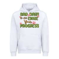 White mental health uplifting quote Urban Hoodie - MaliasSmallBusiness