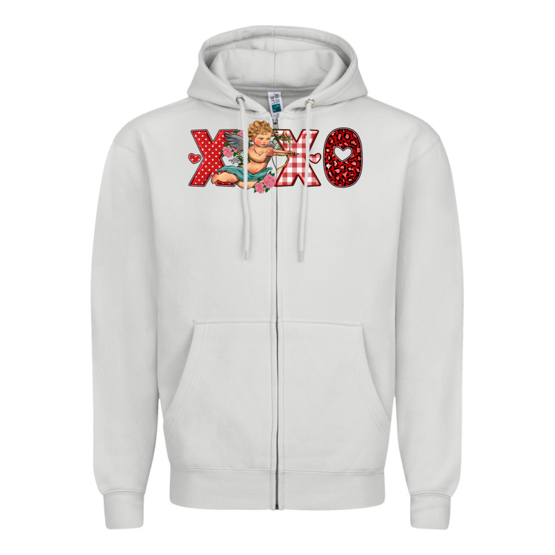 Xoxo Cupid Zipper Hoodie by RanaPortraitStore | Teevron