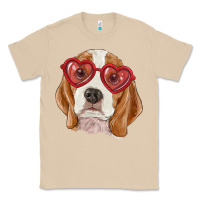 Mushroom Beagle with love glasses Classic Tee - RanaPortraitStore