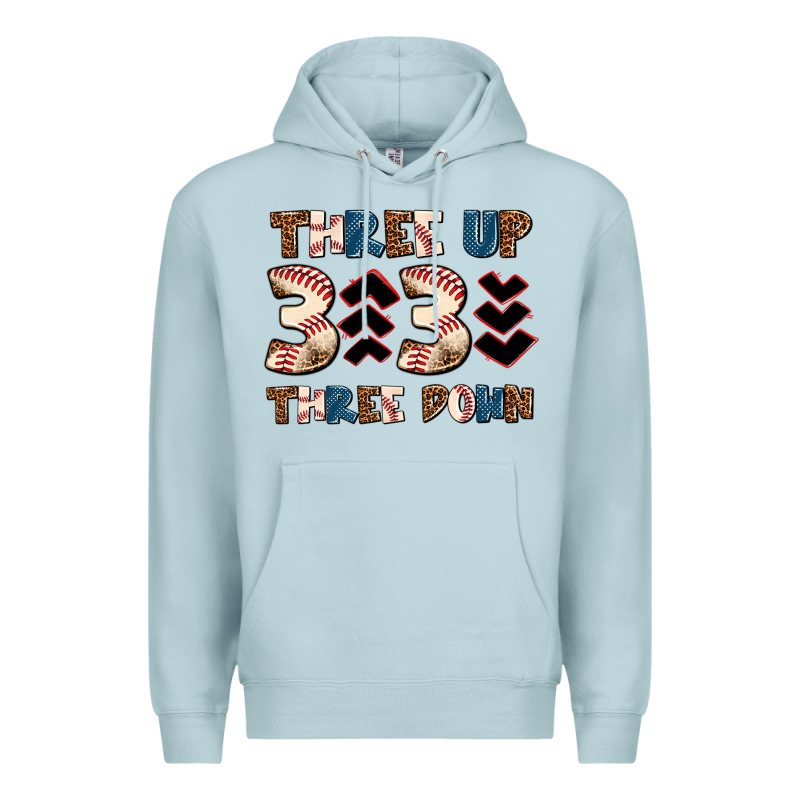 Three Up Three Down Premium Hoodie by AdoDesignShop | Teevron