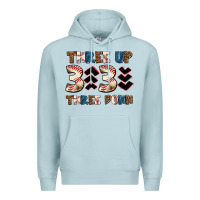 Blue Mist three up three down Premium Hoodie - AdoDesignShop