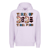 Lilac three up three down Premium Hoodie - AdoDesignShop